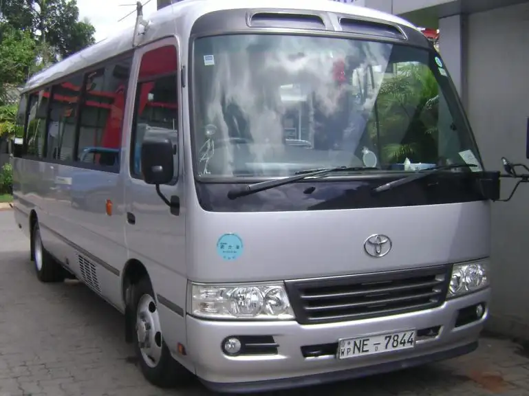 guided tours coaster bus for hire srilanka rent